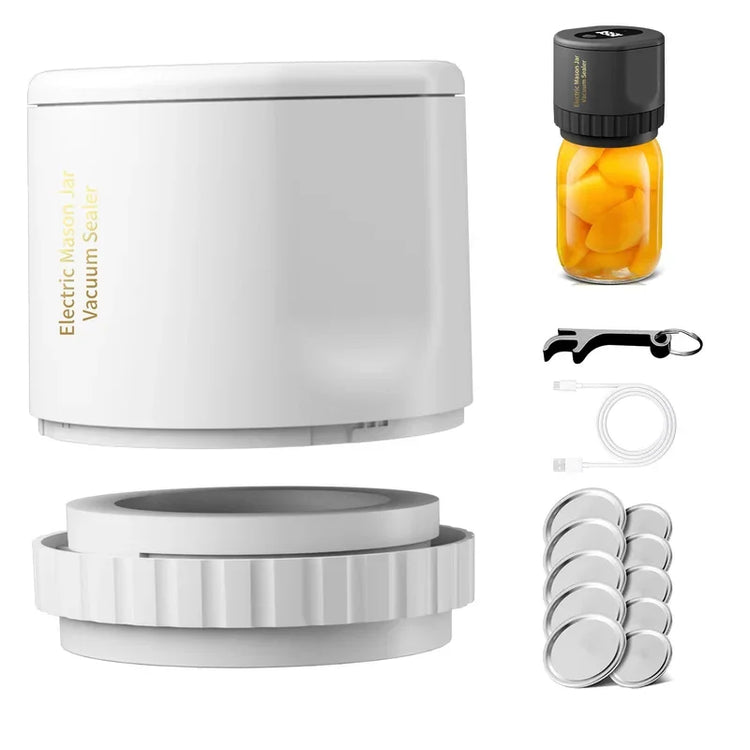 SealMaster Pro Kit Electric Mason Jar Vacuum Sealer Kit - ElectronAge
