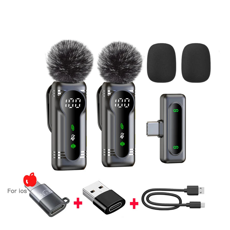 Tahnuhna Professional Wireless Lavalier Microphone - ElectronAge
