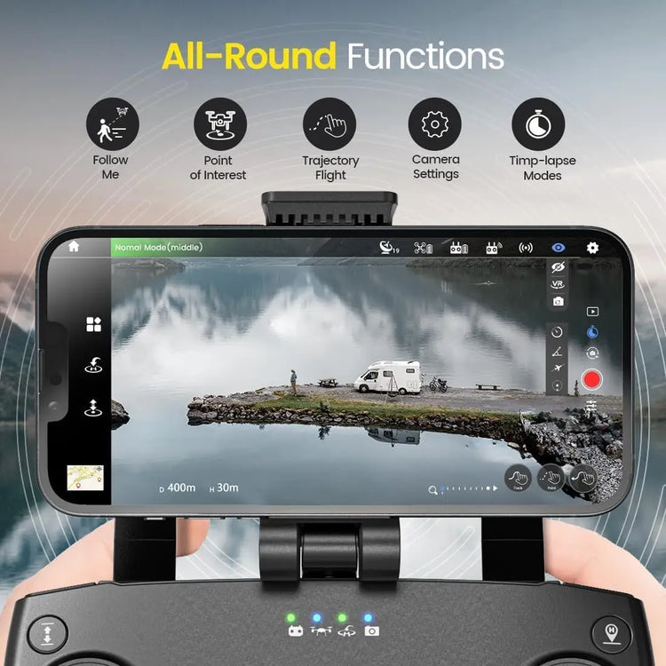 4K GPS Drone with 3-Axis Gimbal - ElectronAge