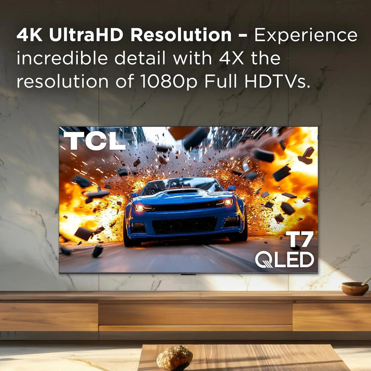 XMSJ 75 Inch 4K QLED HDR Smart TV - ElectronAge