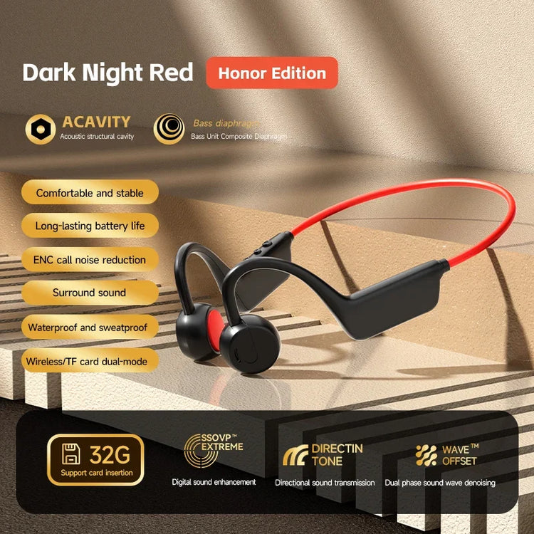 BMAD Open-Ear Bone Conduction Sports Headphones - ElectronAge