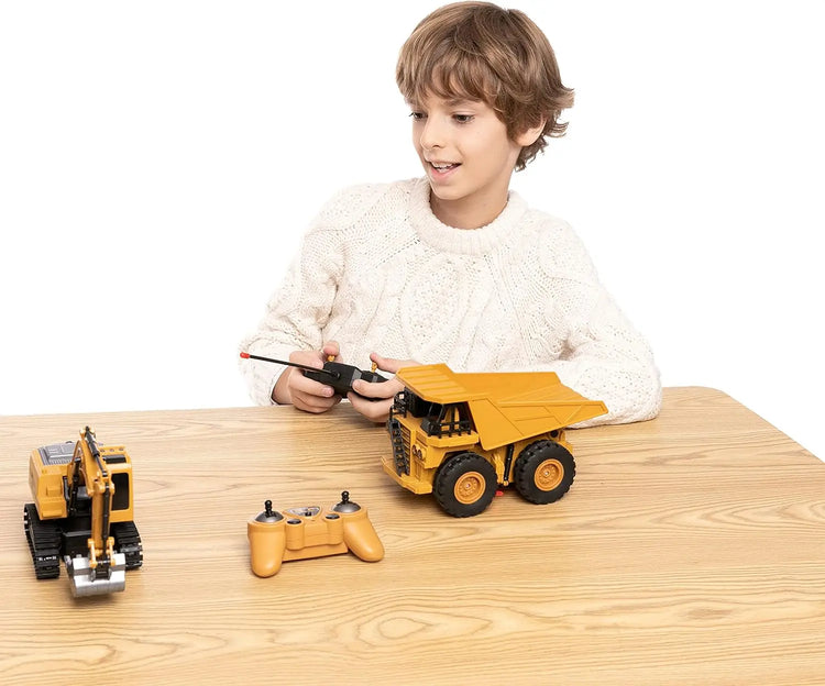 JOYFY 2 PCS Remote Control Construction Vehicle - ElectronAge
