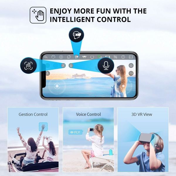 2026 Foldable RC Drone 6K HD Dual Camera - ElectronAge
