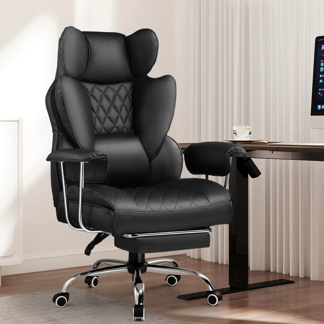 Revolutionize Your Workspace: The COMHOMA Big and Tall Gaming Chair with Pocket Spring Lumbar Support