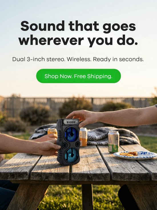Transform Your Outdoor Gatherings with the KOQZM Portable Wireless Speaker