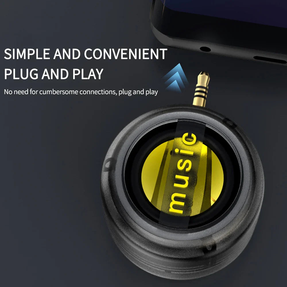 Introducing the Portable 5X Speaker Amplifier: Your Ultimate Plug and Play Audio Solution