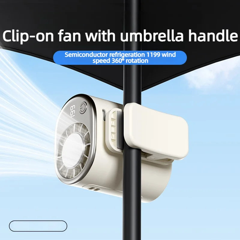 Stay Cool Anywhere: Introducing the ElectronAge 2026 Portable Mini Outdoor Refrigeration Clip Fan