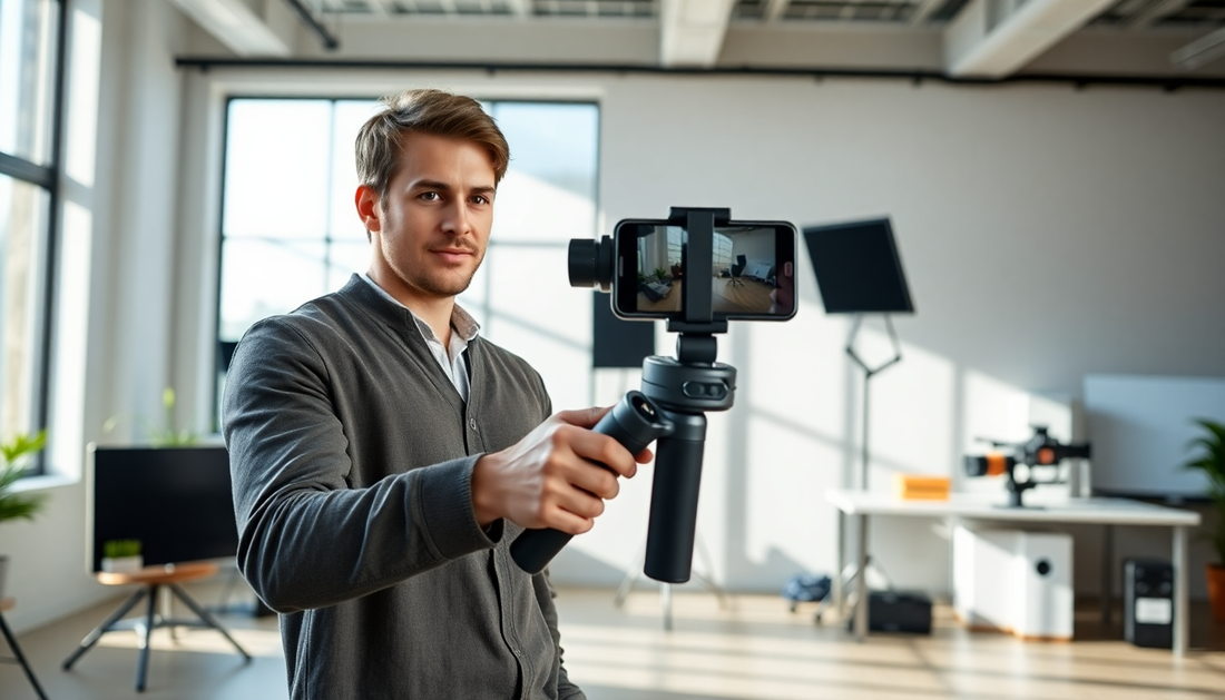 Transform Your Mobile Video Content with the FANGTUOSI Mobile Video Stabilizer Bluetooth Selfie Stick Gimbal