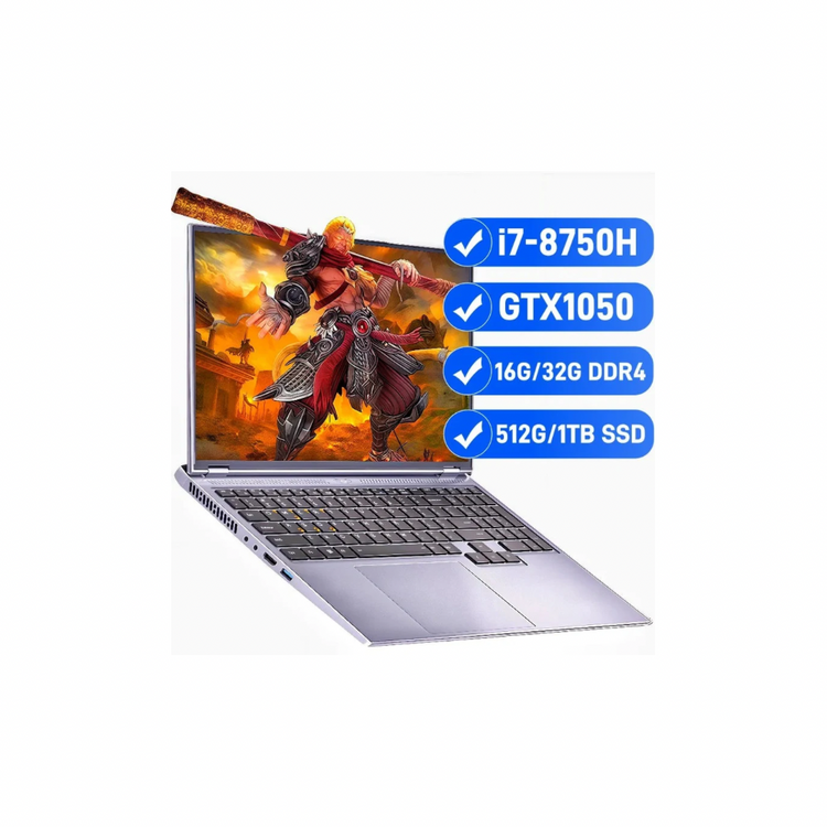 16.1" intel core i7-8750H GTX1050 gaming laptop - ElectronAge
