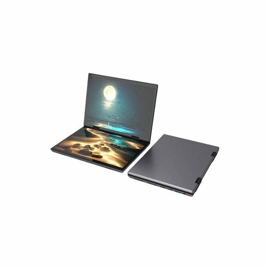 Intel N95 Processor 2 x 10.5” touch Dual Screen Gaming Laptop - ElectronAge