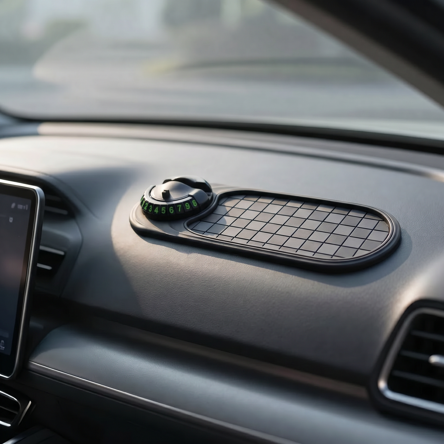 2 in 1 Car Phone Mount with Anti Slip Mat