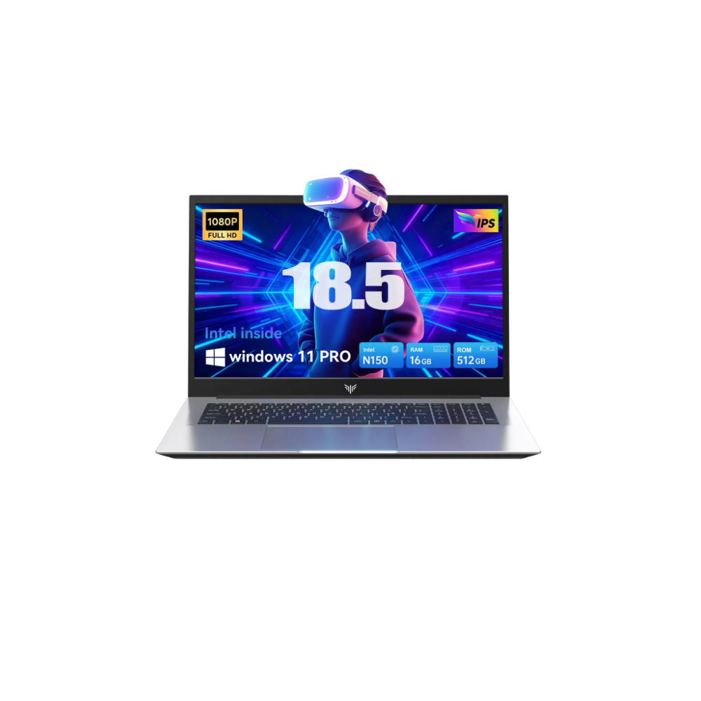 18.5" Ιntel N150 16GB RAM 512GB SATA SSD Laptop - ElectronAge