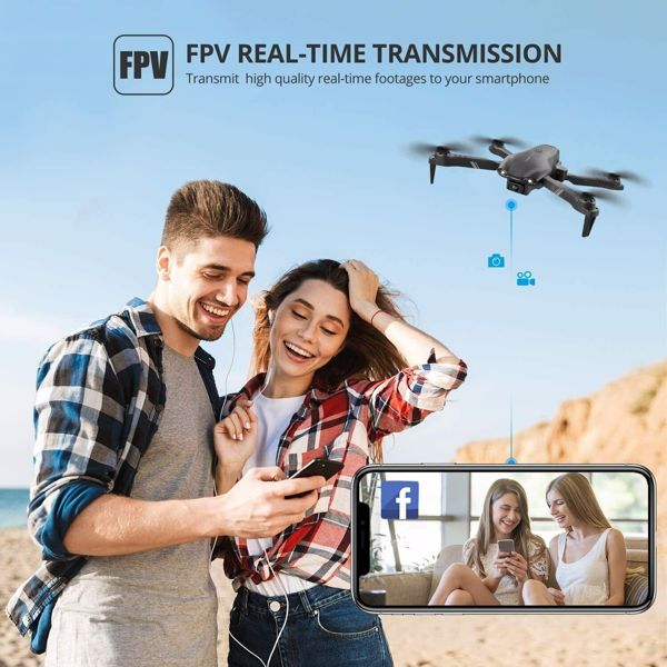 2026 Foldable RC Drone 6K HD Dual Camera - ElectronAge
