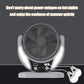 Solar-powered multifunctional fan, LED emergency light bulb, USB charging, night light function, can charge mobile phones