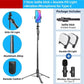 Roreta 1.7M wireless convenient remote control selfie tripod foldable stand with light smartphone stand for iPhone xiaomi