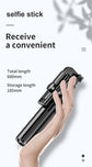Roreta 2025 foldable Tripod for Smartphone,phone Stand with Bluetooth shutter,Wireless Selfie Stick brackets with Phone Holder