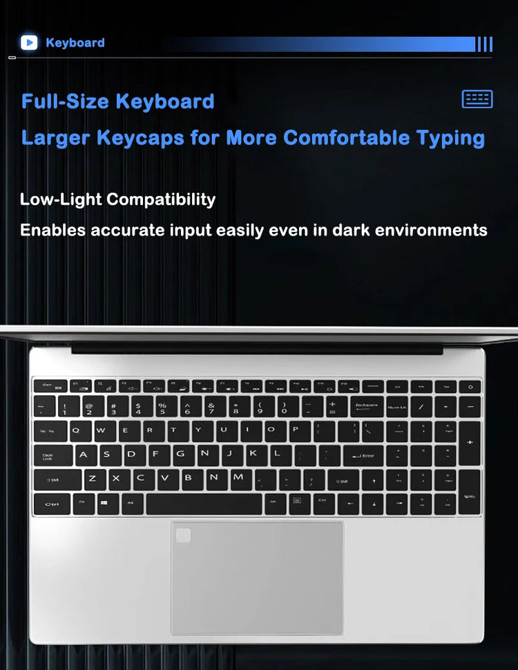 Intel Core i7 8650U 15.6" Ultra Slim Laptop - ElectronAge