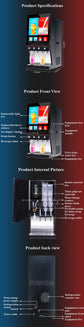 110V/220V Household Small Automatic Instant Coffee Machine Milk Tea Coffee Machine Commercial Hot And Cold Beverage Machine