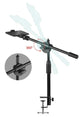 Roreta new Horizontal Tripod for Phone Smartphone Table Overhead Stand for Mobile Cellphone Filming Photography Articulated Arm