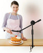 Roreta new Horizontal Tripod for Phone Smartphone Table Overhead Stand for Mobile Cellphone Filming Photography Articulated Arm