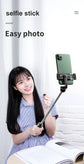Roreta 2025 foldable Tripod for Smartphone,phone Stand with Bluetooth shutter,Wireless Selfie Stick brackets with Phone Holder