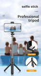 Roreta 2025 foldable Tripod for Smartphone,phone Stand with Bluetooth shutter,Wireless Selfie Stick brackets with Phone Holder