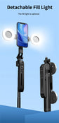 AI facial tracking Gimbal Stabilizer Selfie Stick Foldable Wireless four Tripod with Bluetooth Shutter Monopod for IOS Android