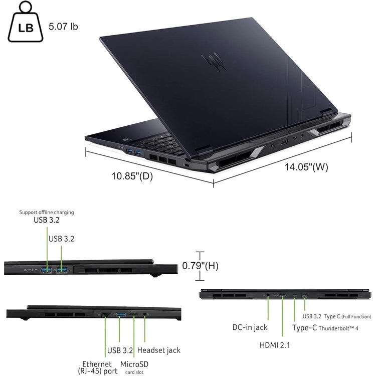 Acer Predator Helios Neo 16S Gaming Laptop - ElectronAge