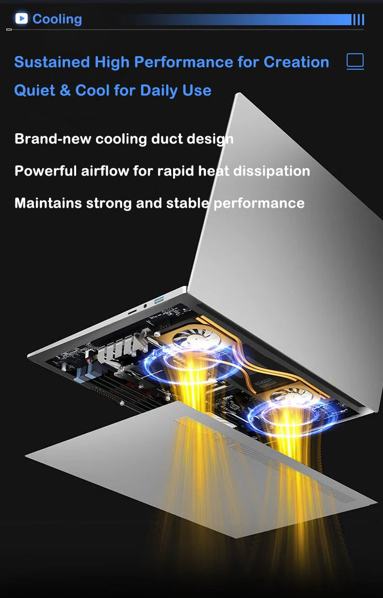 Intel Core i7 8650U 15.6" Ultra Slim Laptop - ElectronAge