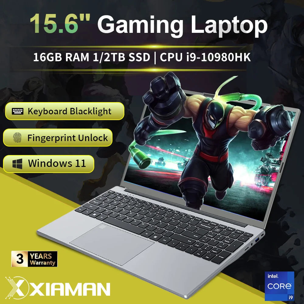 Xiaman 15.6" Gaming Laptop - ElectronAge