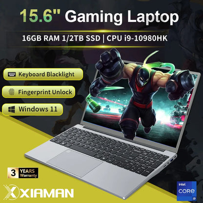 Xiaman 15.6" Gaming Laptop - ElectronAge