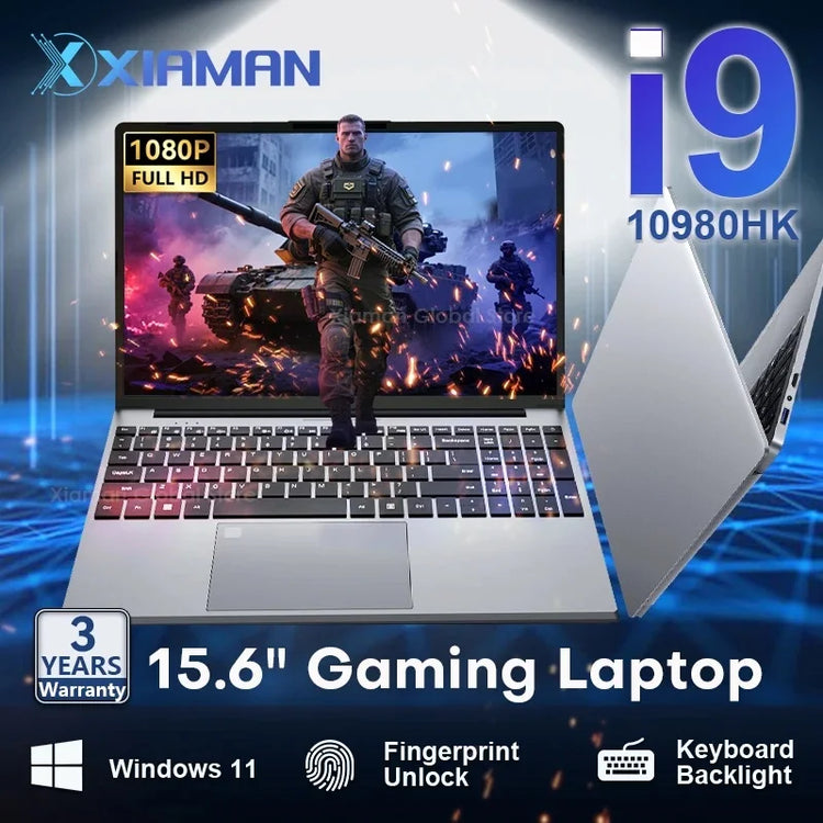 Xiaman 15.6 inch intel Core i9 10980HK Notebook - ElectronAge