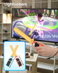 Transnovo Sport Accessories for Switch2/1/OLED 12 in 1 Wii Sports Games, Family Party Accessories Kit for Joycon Controllers