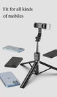 1.7M Bluetooth Wireless Selfie Tripod With Fill Light Shutter Remote Control Portable Foldable Monopod For iPhone Smart Phone