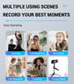 Roreta 1.7M wireless convenient remote control selfie tripod foldable stand with light smartphone stand for iPhone xiaomi