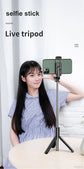 Roreta 2025 foldable Tripod for Smartphone,phone Stand with Bluetooth shutter,Wireless Selfie Stick brackets with Phone Holder