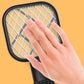 Small Electric Mosquito Killer 5 Layer Security Net Compact Portable USB Interface Electric Fly Swatter for Home Outdoor Camping