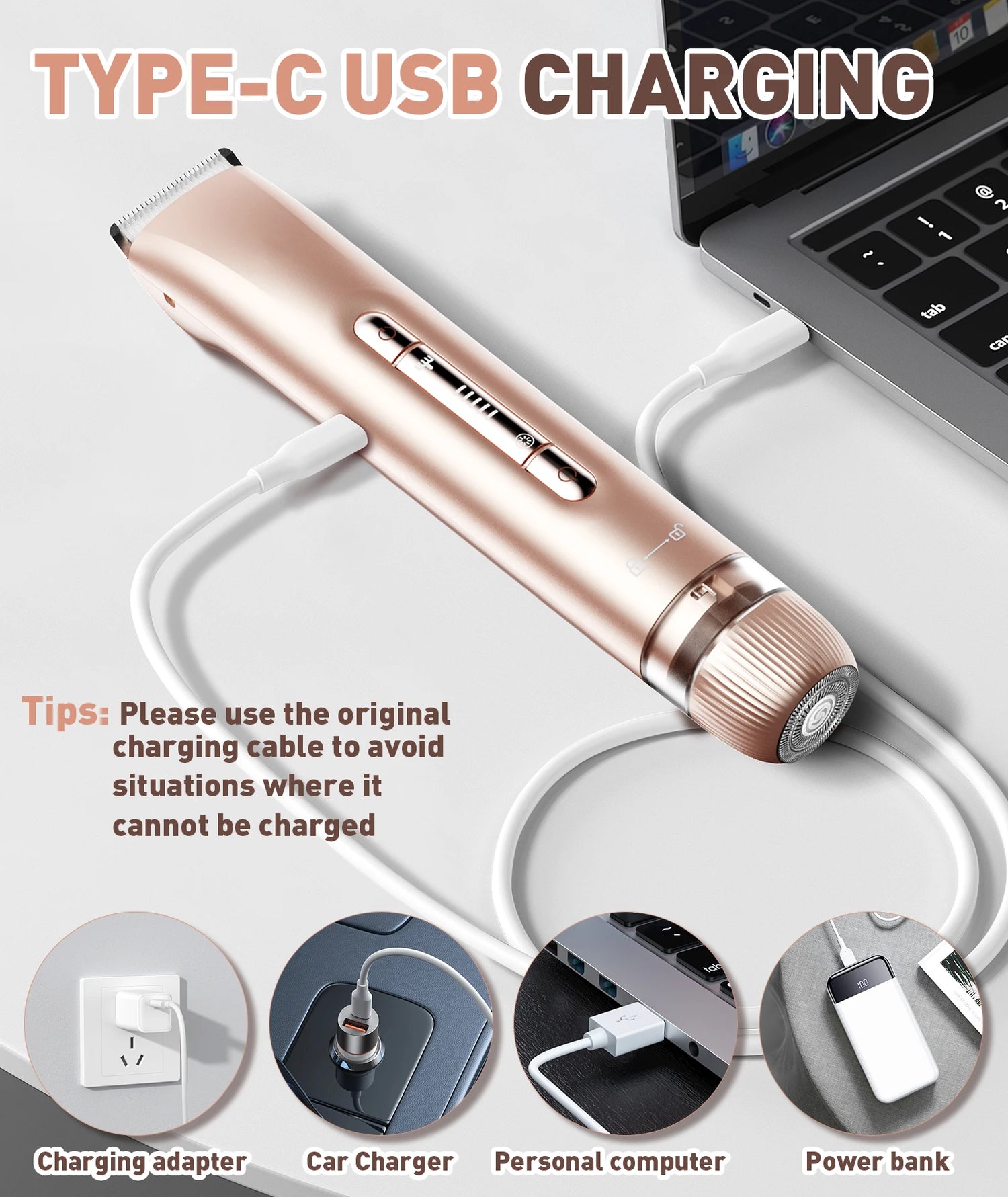 Bikini Trimmer for Women - 2 in 1 Electric Razors for Women - ElectronAge
