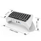 Wireless Controller Keyboard for PS5/PS5 Pro Slim, Bluetooth 3.0Mini Portable Gamepad Chatpad with Built-in Speaker&3.5MM Audio