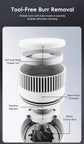STARSEEKER E55Pro Electric Coffee Grinder 55MM Titanium Cone Burr Stepless Adjustment Espresso Brew Coffee Bean Grinder Black