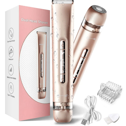 Bikini Trimmer for Women - 2 in 1 Electric Razors for Women - ElectronAge