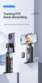 Roreta NEW Axis 360 Rotation Gimbal Stabilizer Selfie Stick Foldable With Bluetooth Shutter Monopod For Smartphone IOS Android