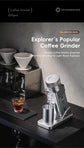 STARSEEKER E55Pro Electric Coffee Grinder 55MM Espresso Cone burr Stepless Fineness Adjustment Cold Brew Bean Grinder Black