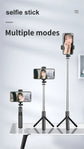 Roreta 2025 foldable Tripod for Smartphone,phone Stand with Bluetooth shutter,Wireless Selfie Stick brackets with Phone Holder