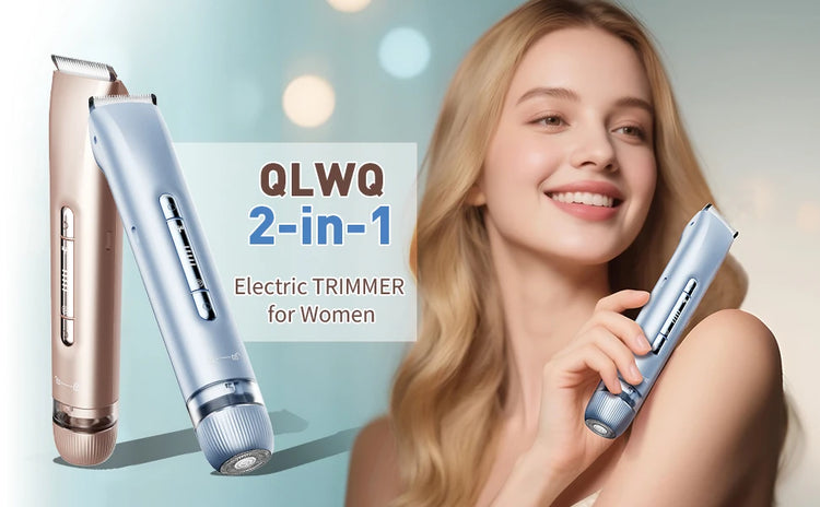 Bikini Trimmer for Women - 2 in 1 Electric Razors for Women - ElectronAge