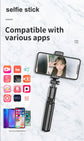 Roreta 2025 foldable Tripod for Smartphone,phone Stand with Bluetooth shutter,Wireless Selfie Stick brackets with Phone Holder