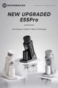 STARSEEKER E55Pro Electric Coffee Grinder 55MM Espresso Cone burr Stepless Fineness Adjustment Cold Brew Bean Grinder Black