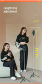 1.7M Bluetooth Wireless Selfie Tripod With Fill Light Shutter Remote Control Portable Foldable Monopod For iPhone Smart Phone