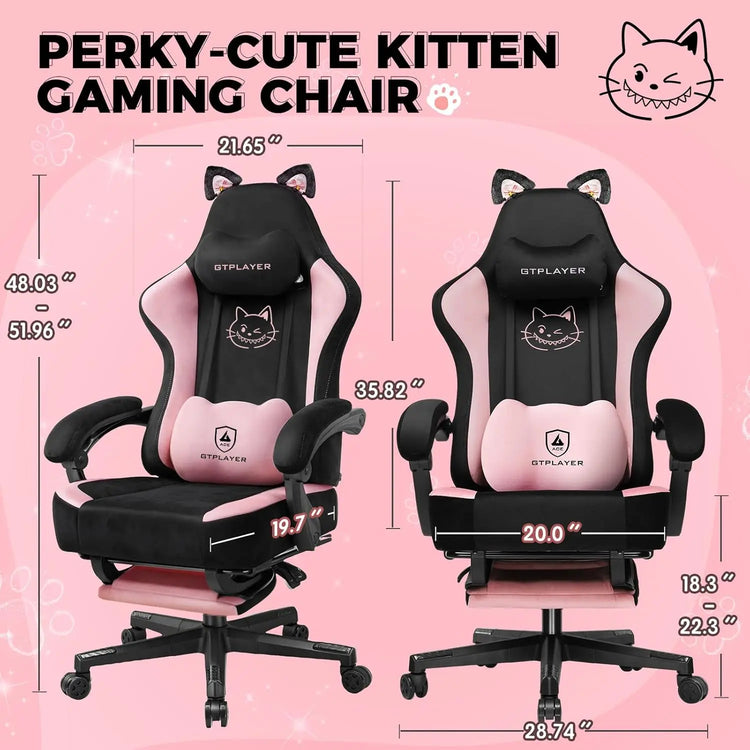 Perky-cute Gaming Chair - ElectronAge
