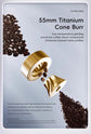 STARSEEKER E55Pro Electric Coffee Grinder 55MM Espresso Cone burr Stepless Fineness Adjustment Cold Brew Bean Grinder Black